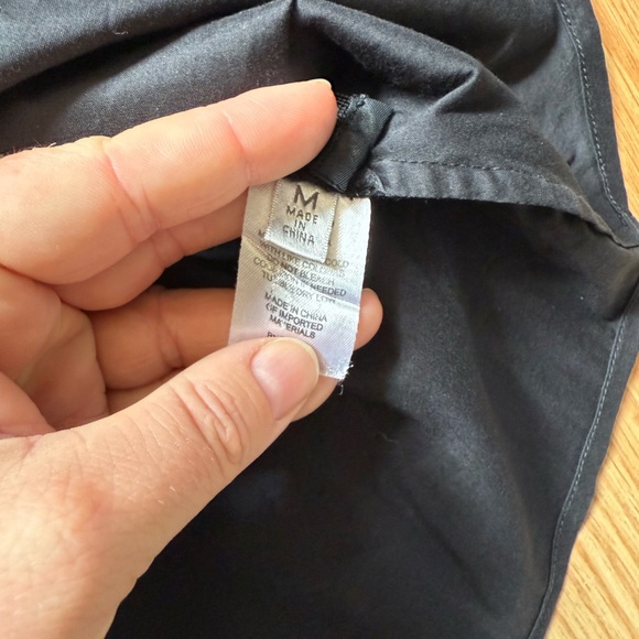 Margaret O’Leary Black Ruffle Blouse Size Medium - Picture 5 of 6